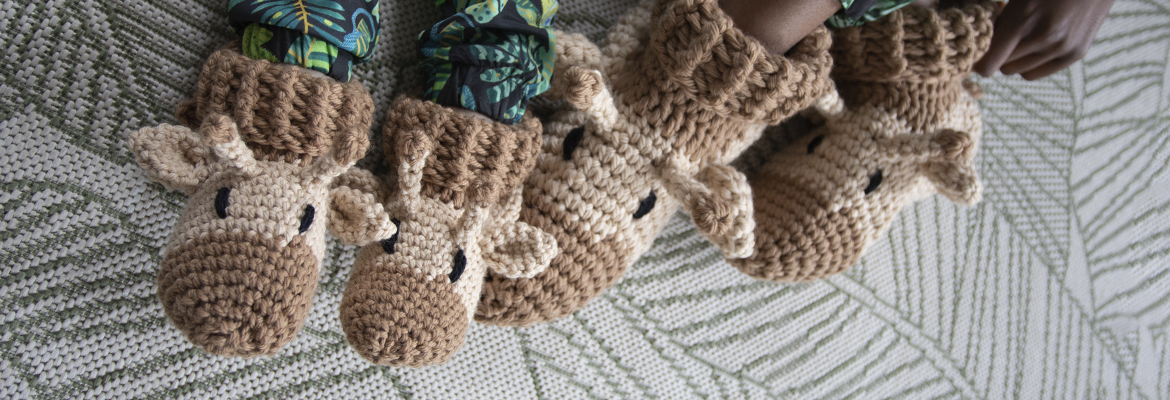 TOFT Caitlin the Giraffe slippers booties